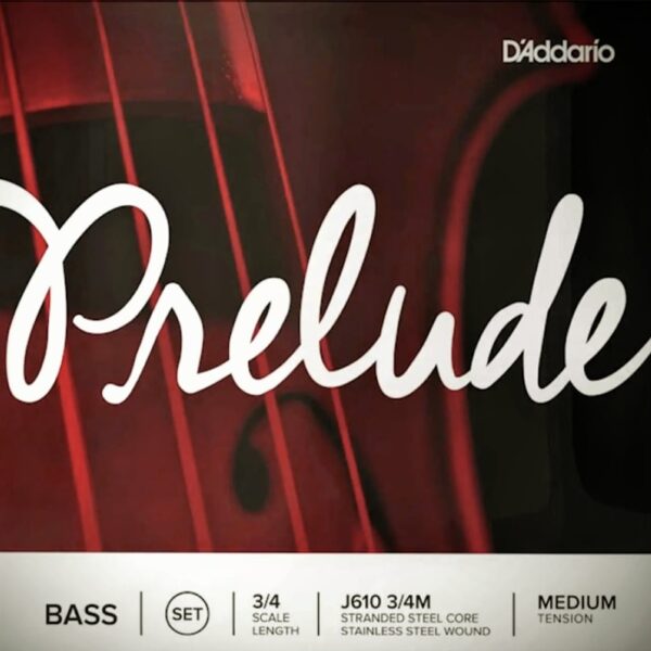 Set cuerdas contrabajo Prelude 3/4 D´Addario