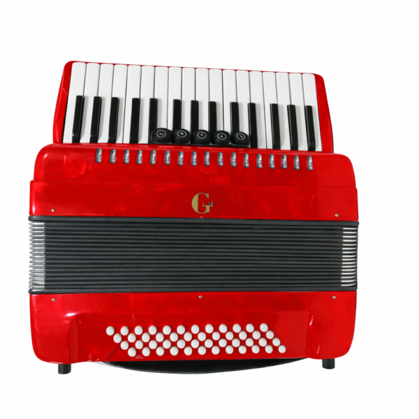 Acordeón GCR 48 bajos rojo