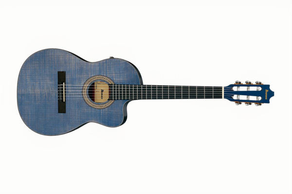 Guitarra Ibanez electroacústica azul