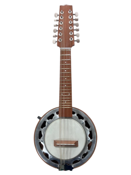 Banjo La Ollita 12 cuerdas electroacústica
