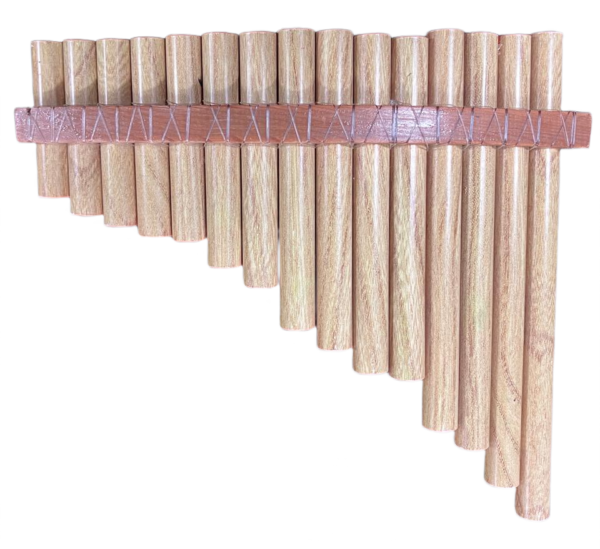 Flauta de pan fibra 15 cañas