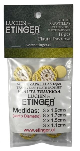 Set de zapatillas flauta traversa Etinger